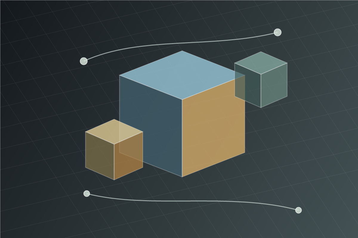 Layered 3D product configurator with material swatches and measured depth